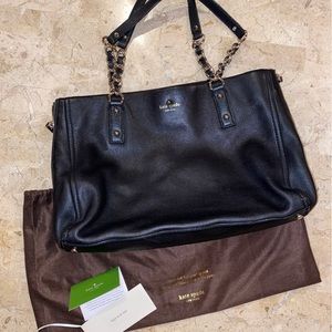 Kate Spade, Black leather bag
